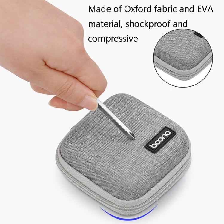 2 PCS Baona BN-F001 Headset Oxford EVA Storage Box Data Cable Charger Organizing Box