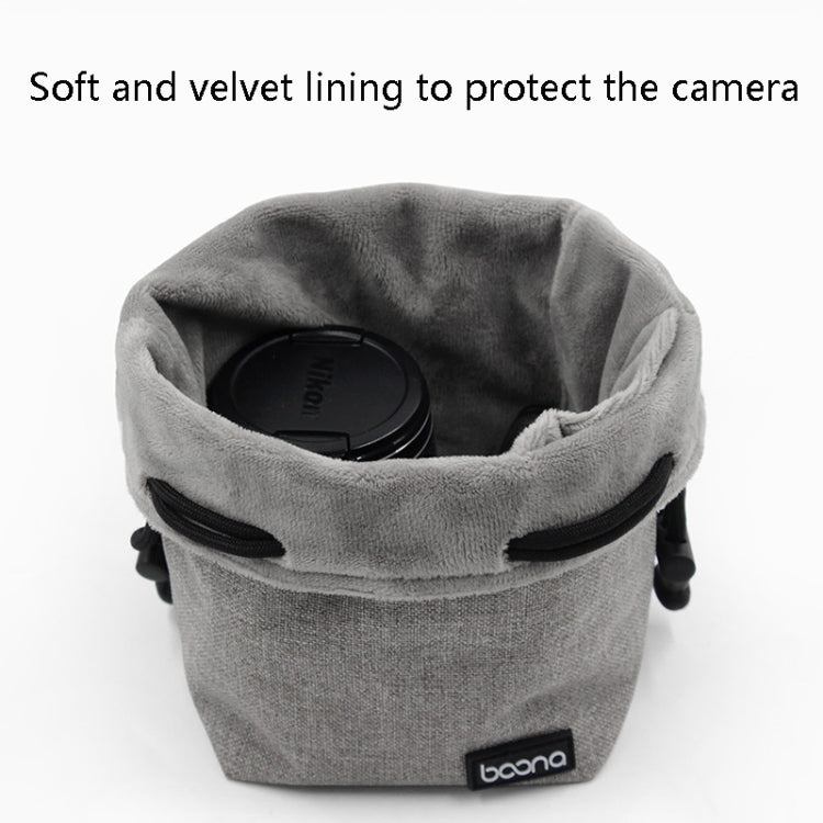 Benna Waterproof SLR Camera Lens Bag  Lens Protective Cover Pouch Bag, Round Small, Round Medium, Round Large, Square Small, Square Medium, Square Large