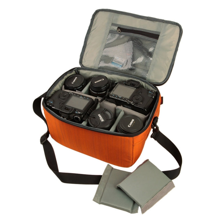 333 SLR Camera Storage Bag Digital Camera Photography Bag, Blue, Black, Orange