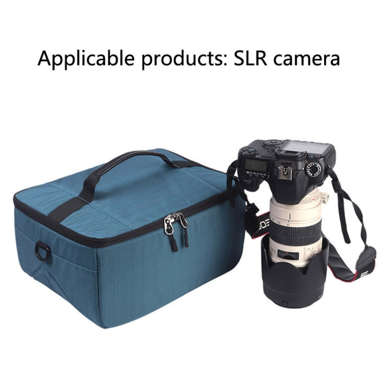 333 SLR Camera Storage Bag Digital Camera Photography Bag, Blue, Black, Orange