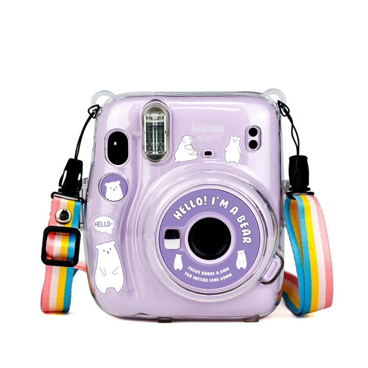 5 PCS 5 in 1 DIY Cute Cartoon  Camera Stickers Set for Fujifilm Instax mini 11, Dessert Animal Series, Space Animals Series