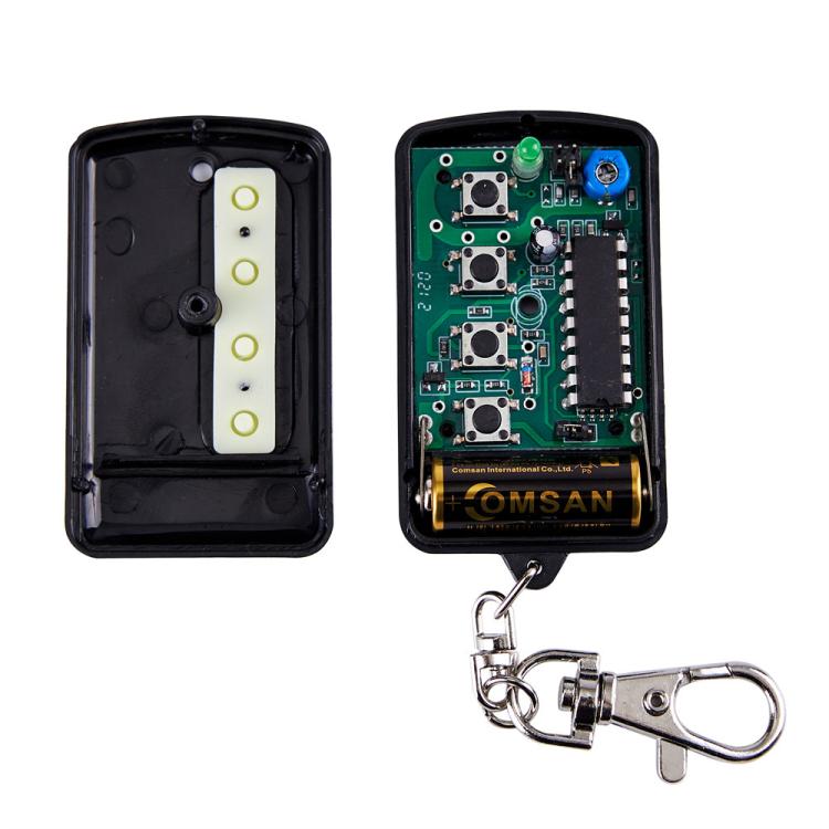 Frequency Modulation 250-450MHz Fixed Code Garage Door Remote Control