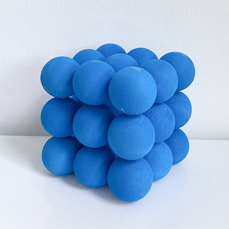 Blue Ball Magic Square Studio Background Ornament Photo Props, Translucent Blue Round Sheet, Translucent Blue Cross Circle, Blue Round Acrylic Ornament, Blue Square Acrylic Ornament, Acrylic Clock, Translucent Acrylic Clock, Blue Ball Rubik Cube       ...