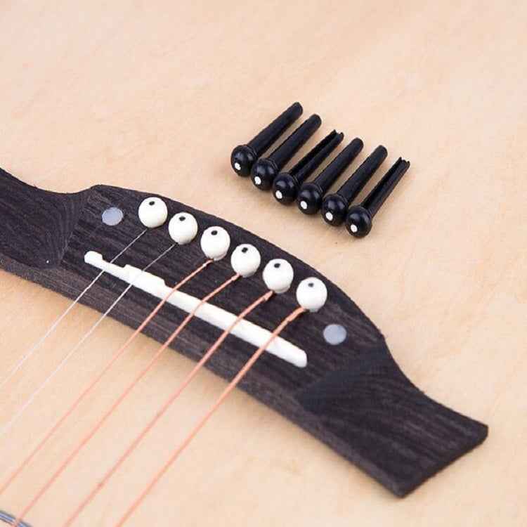 100 PCS Plastic Conical Cone String Nail for Guitar