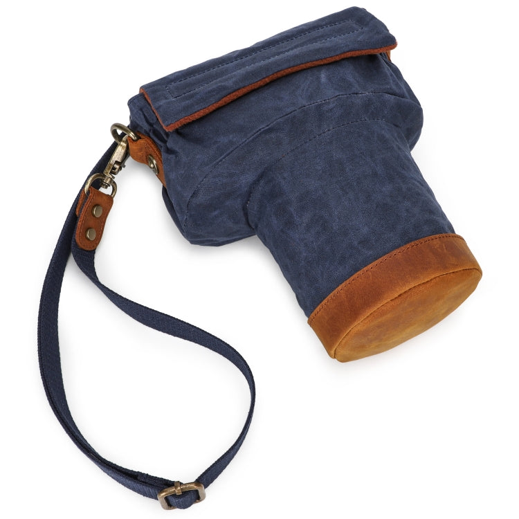 K-809 Shock-Absorbing And Drop-Proof Camera Shoulder Bag SLR Liner Protection Bag, Blue, Khaki, Grey