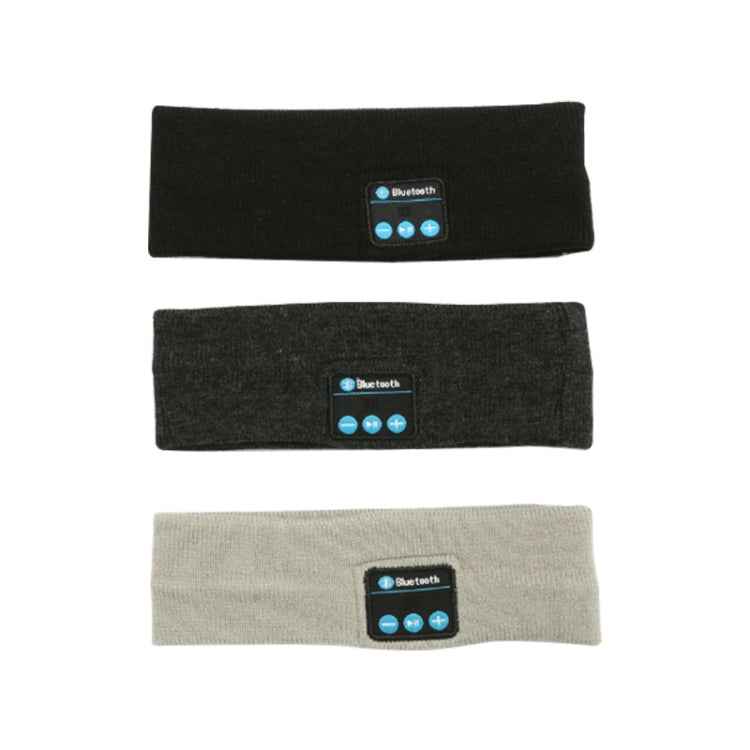 Bluetooth Headset Sports Headband Outdoor Running Yoga Sweat-Absorbent Headscarf, Black, Gray, Dark Gray, Red