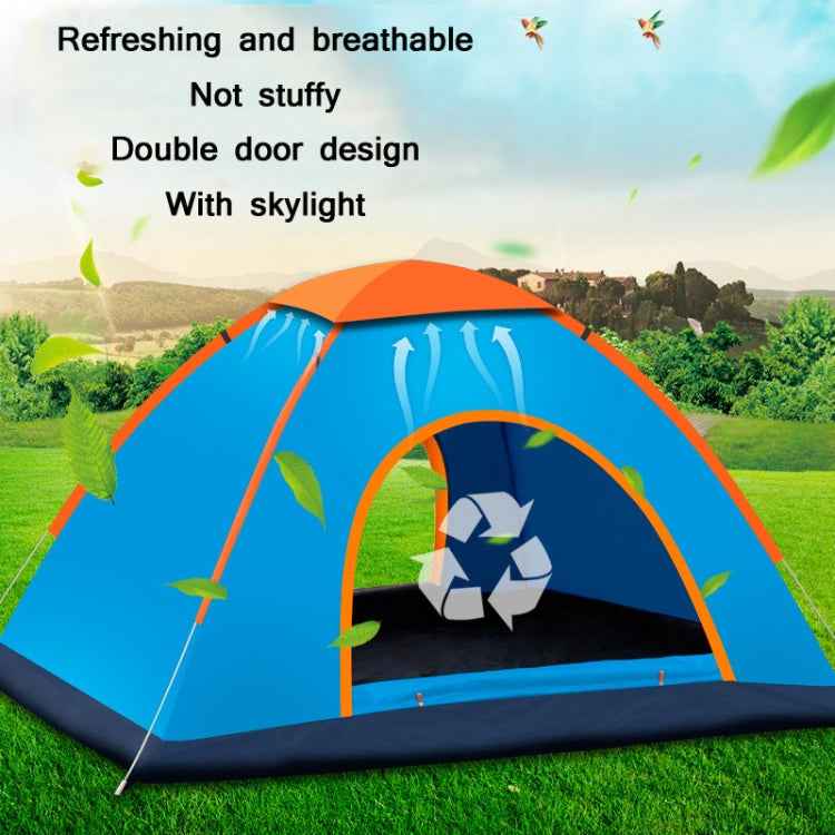 Outdoor Camping Beach Rainproof Sun-proof Automatic Quick Install Tent, For Single People, For Double People, For 3-4 People