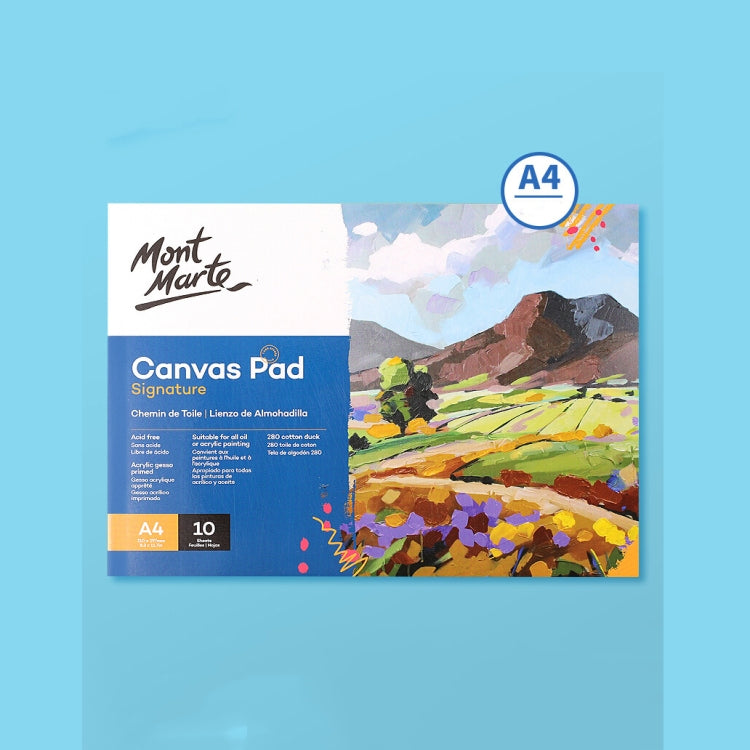10 Sheet/pack Oil Acrylic Painting Canvas Pad Paper Book Painting Canvas Paper