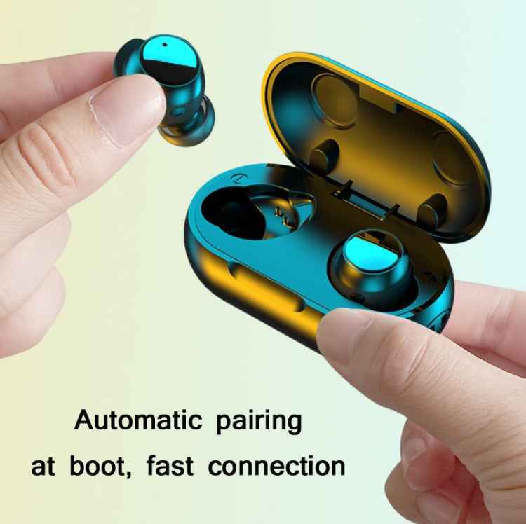TWS-22 Bluetooth 5.0 In-Ear Sports Waterproof Noise Cancelling Touch Control Mini Headphones