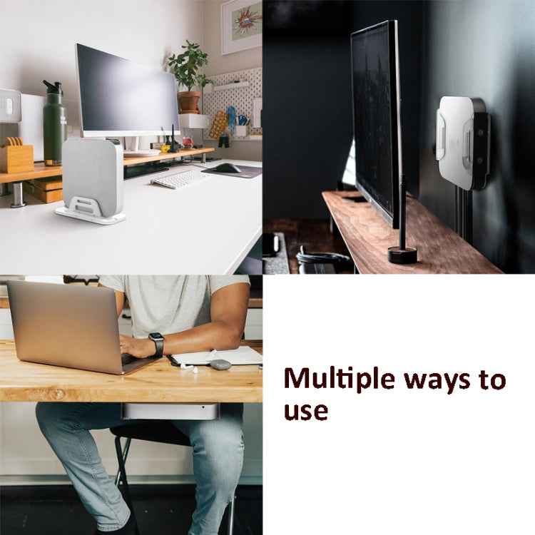 Multi-Function Tablet Bracket Router Desktop Wall Storage Bracket For Mac Mini