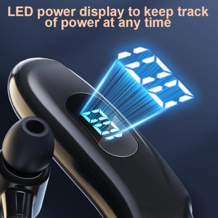 Q20 Bluetooth 5.2 Business Digital Display Sports Earhook Stereo Earphone, Q20 Black, Q20 White, Q20 Green, Q20 Pink, Q20 Yellow, Q20 Blue