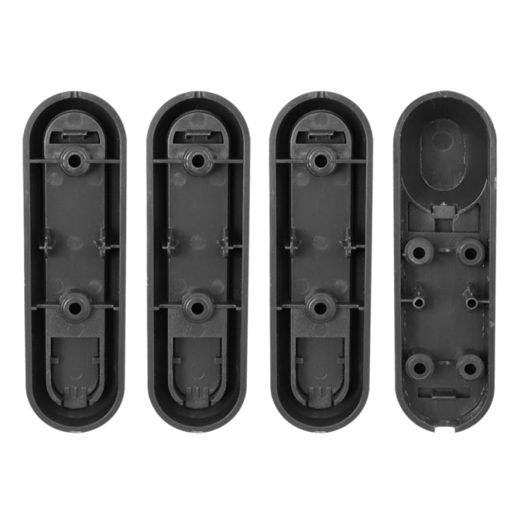 Electric Scooter Wheel Four-way Side Decorative Cover With Reflective Strips & Screws For Xiaomi Mijia 1S / Pro 2, Red, Yellow