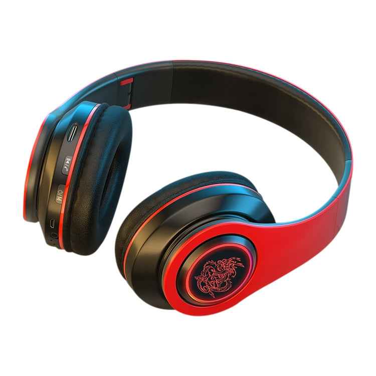 B39 Wireless Bluetooth Headset Subwoofer With Breathing Light Support TF Card