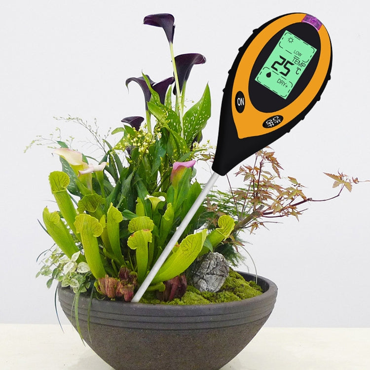 4 In 1 Soil Detector Electronic Soil PH Tester, 4 In 1