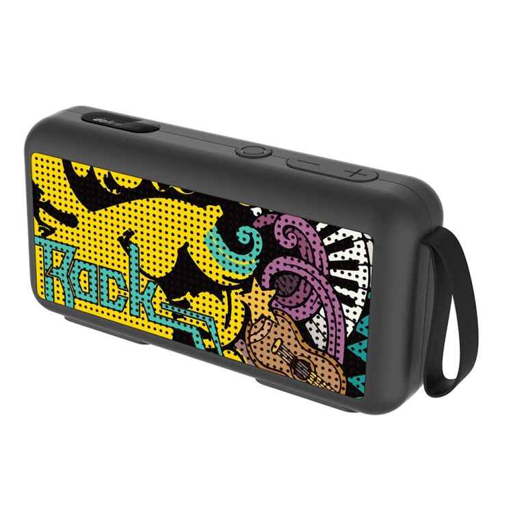 DoRealMe F0 TWS Mini Graffiti Bluetooth Speaker Support FM / TF Card