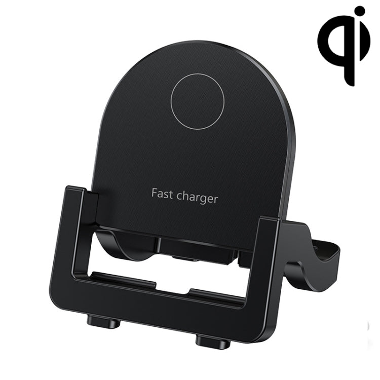 KH-18 15W Vertical Wireless Fast Charger with Phone Holder