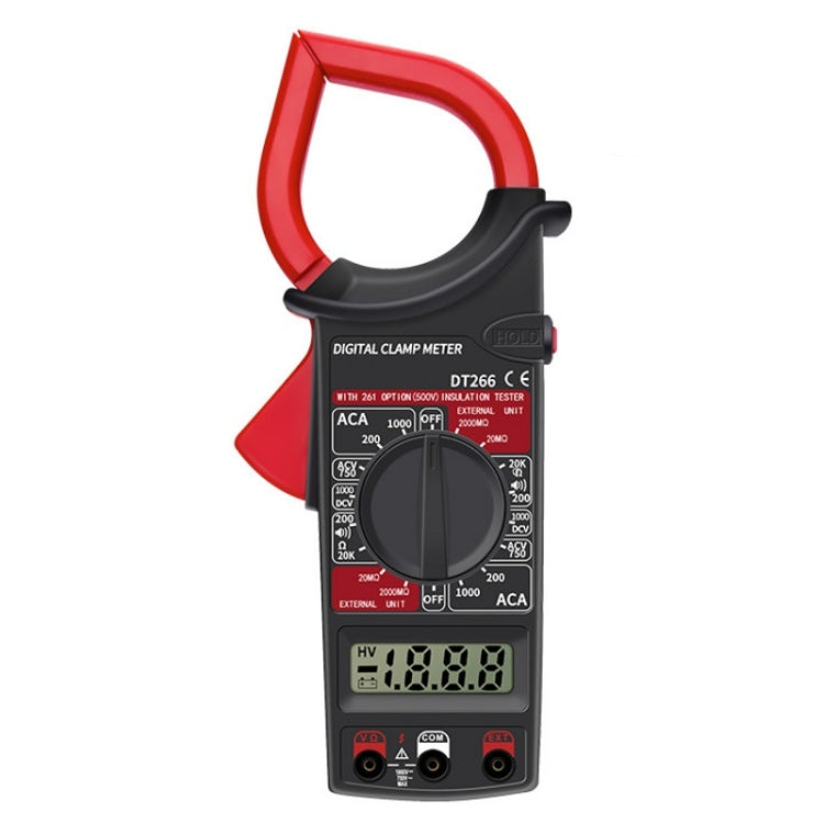 ANENG DT266  Automatic High-Precision Clamp Multimeter with Buzzer, DT266 Yellow, DT266 Red