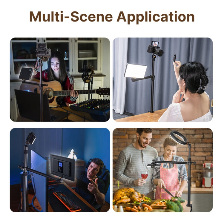 Vijim LS02  Live Desktop Extension Arm Light Stand  For Ring Light DSLR Camera