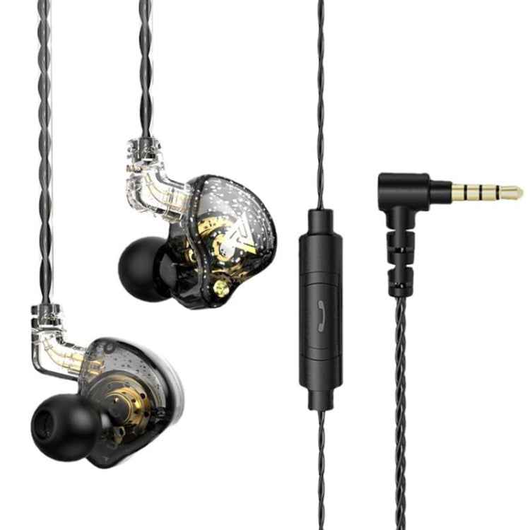QKZ AK6 PRO HiFi Subwoofer In-Ear Wired Headphones with Mic