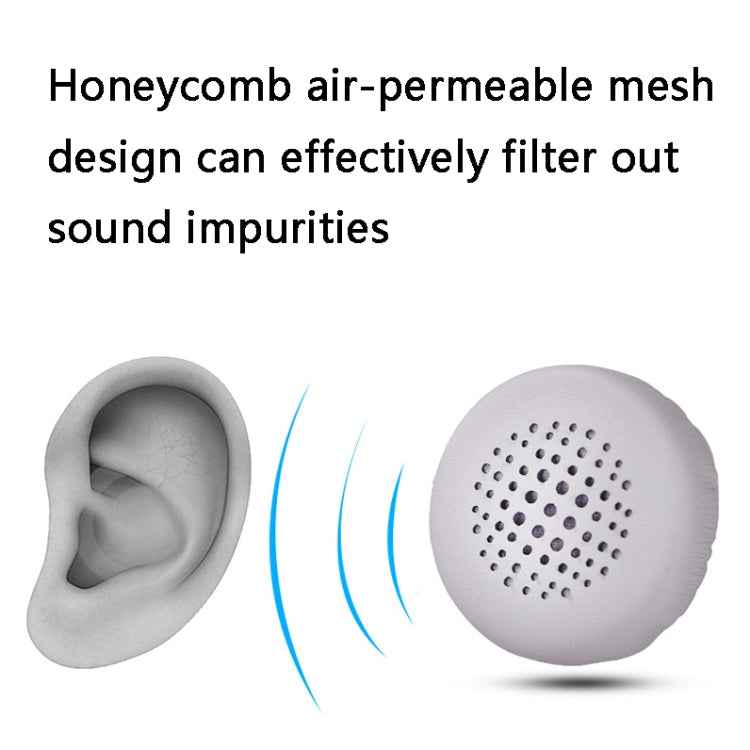 2 PCS Headset Honeycomb Earmuffs for Jabra Evolve 20se / 30II / 40 / 65+ / 75+
