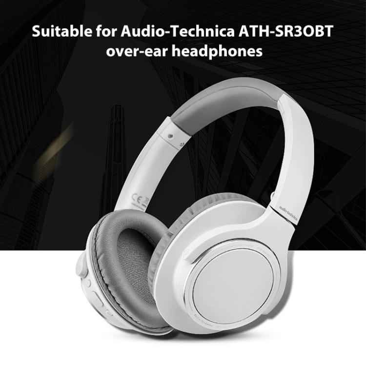 2 PCS Protein Skin Headset Earmuffs for Audio-Technica ATH-SR30BT