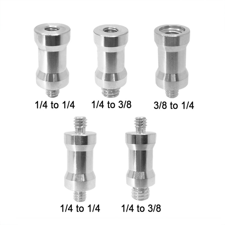 10 PCS Screw Adapter, 3/8 Female to 1/4 Male Screw, 1/4 Female to 3/8 Male Screw, 1/4 Female to 1/4 Male Screw, 1/4 Male to 1/4 Male Screw, 1/4 Male to 3/8 Male Screw
