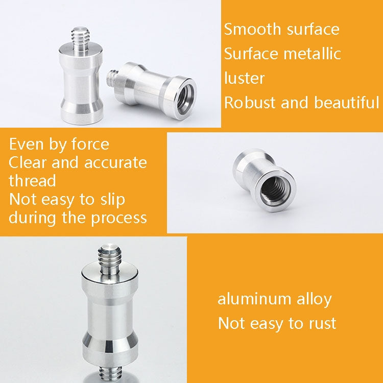 10 PCS Screw Adapter, 3/8 Female to 1/4 Male Screw, 1/4 Female to 3/8 Male Screw, 1/4 Female to 1/4 Male Screw, 1/4 Male to 1/4 Male Screw, 1/4 Male to 3/8 Male Screw