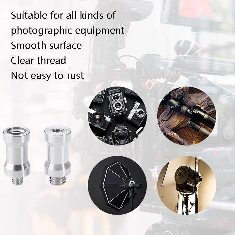 10 PCS Screw Adapter, 3/8 Female to 1/4 Male Screw, 1/4 Female to 3/8 Male Screw, 1/4 Female to 1/4 Male Screw, 1/4 Male to 1/4 Male Screw, 1/4 Male to 3/8 Male Screw