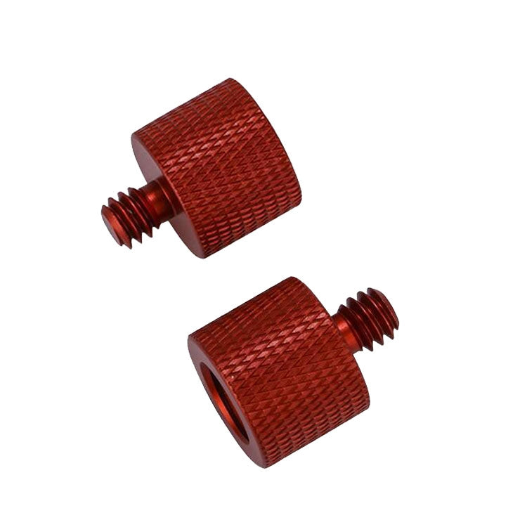 10 PCS Screw Adapter, 3/8 Female to 1/4 Male  Screw(Black), 3/8 Female to 1/4 Male  Screw(Blue), 3/8 Female to 1/4 Male  Screw(Red), 1/4 Female to 3/8 Male Screw (Black), 1/4 Female to 3/8 Male Screw (Blue), 1/4 Female to 3/8 Male Screw (Red)