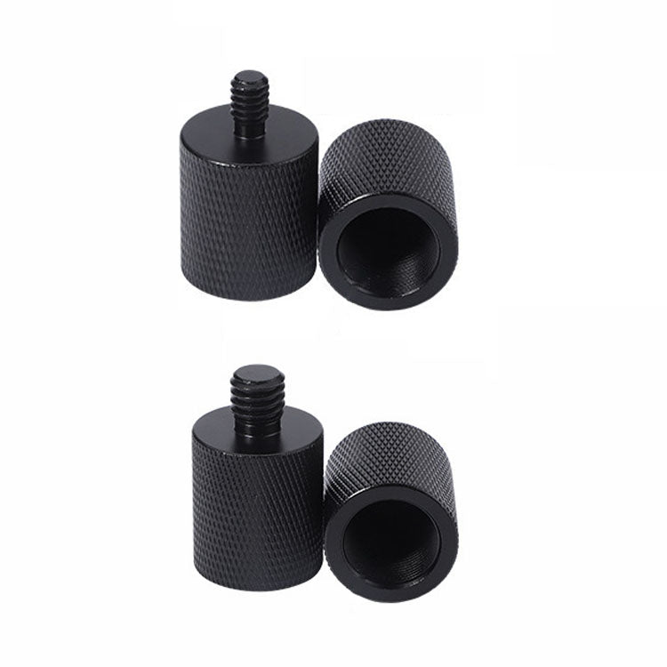 2 PCS Microphone Adapter Screw, F1 5/8-27 Female to 1/4 Male Screw, F10 5/8-27  Female to 3/8 Male Screw