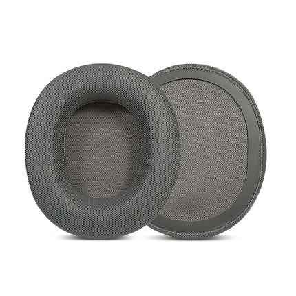 2pcs Sponge Headset Pad for Steelseries Arctis Pro / Arctis 3 / 5 / 7(Black Grey Leather)