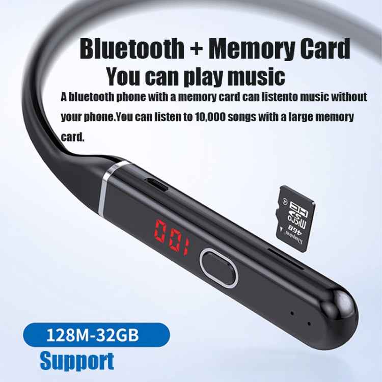 S650 HIFI Bluetooth Wireless Neckband Earphone Support TF Card