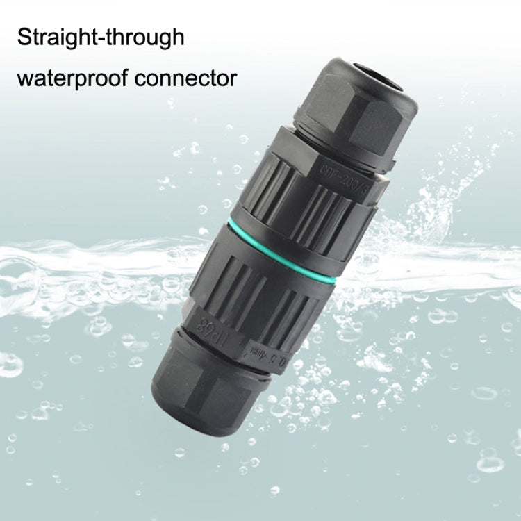 CDF-200/3 Waterproof Wire Connector, With 2 Pin Quick Connector, With 3 Pin Quick Connector, With 3 Pin Cold Pressure Terminal, With 5 Pin Cold Pressure Terminal