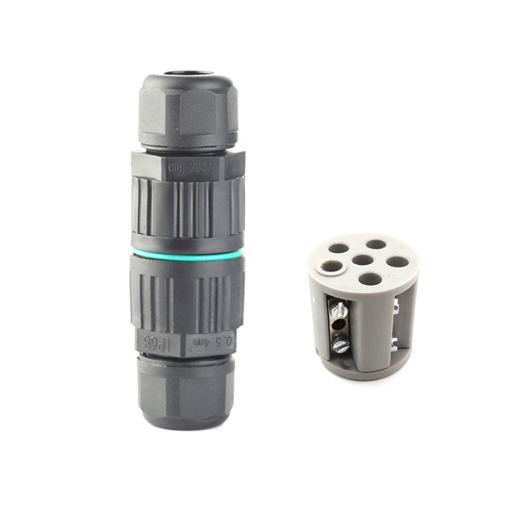 CDF-200/3 Waterproof Wire Connector, With 2 Pin Quick Connector, With 3 Pin Quick Connector, With 3 Pin Cold Pressure Terminal, With 5 Pin Cold Pressure Terminal