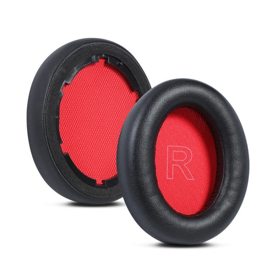 2pcs Protein Leather Sponge Earphone Cover For Anker Soundcore Life, Q10 (Black+Red), Q20 (Black), Q30 (Black), Q35 (Black), Q35 (Dark Blue), For Anker Soundcore Life Q35