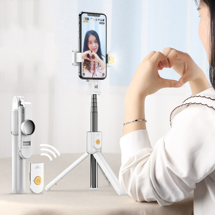Mobile Phone Bluetooth Selfie Stick Live Bracket, Specification:, K10 (Black), K10 (White), K10S (With Fill Light White)