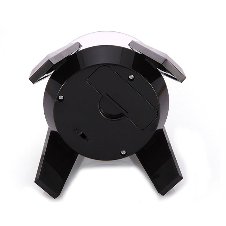 High-Footed UFO Solar 9cm 360 Rotating Display Stand Props Turntable, Gold Blue Light, Silver Blue Light, Black Blue Light, White Blue Light