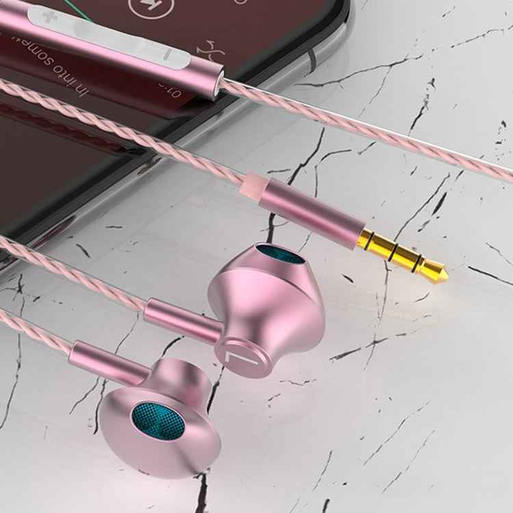 TS5000 3.5mm Metal Subwoofer Wired Earphone
