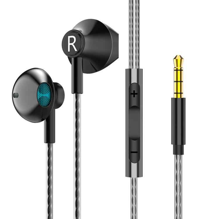 TS5000 3.5mm Metal Subwoofer Wired Earphone