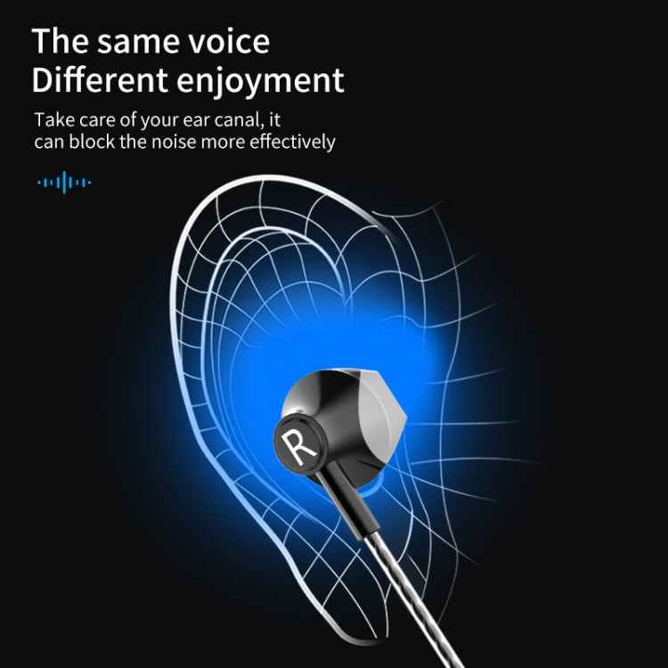 TS5000 3.5mm Metal Subwoofer Wired Earphone