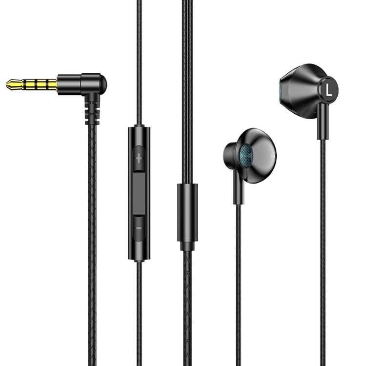 TS6800 3.5mm Metal Elbow Noise Cancelling Wired Game Earphone