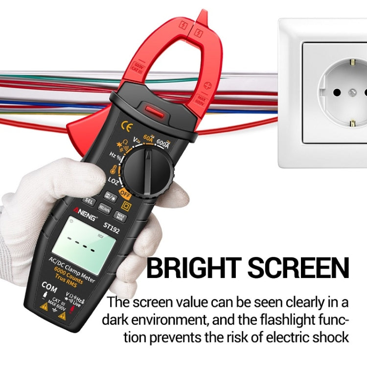 ANENG ST191 Multifunctional AC Clamp Digital Meter, ST190 Red, ST190 Black, ST191, ST192 600A DC Current, ST193 Intelligent Automatic