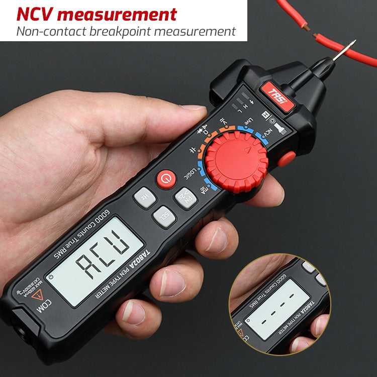 TASI Pen Multimeter Small Portable Intelligent Universal Table, Style:, TA802A Automatic Range, TA802B Automatic Identification