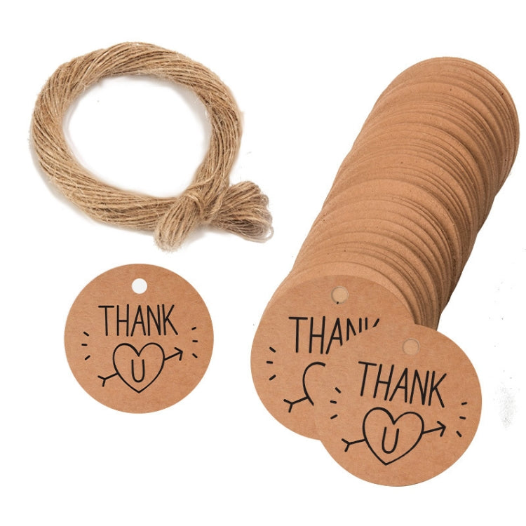 100pcs /Pack Kraft Paper Gift Tag With 20m Hemp Rope, L-01, L-02, L-03, L-04, L-05, L-06, L-07, L-08, L-09, L-10, L-11, L-12, L-13, L-14