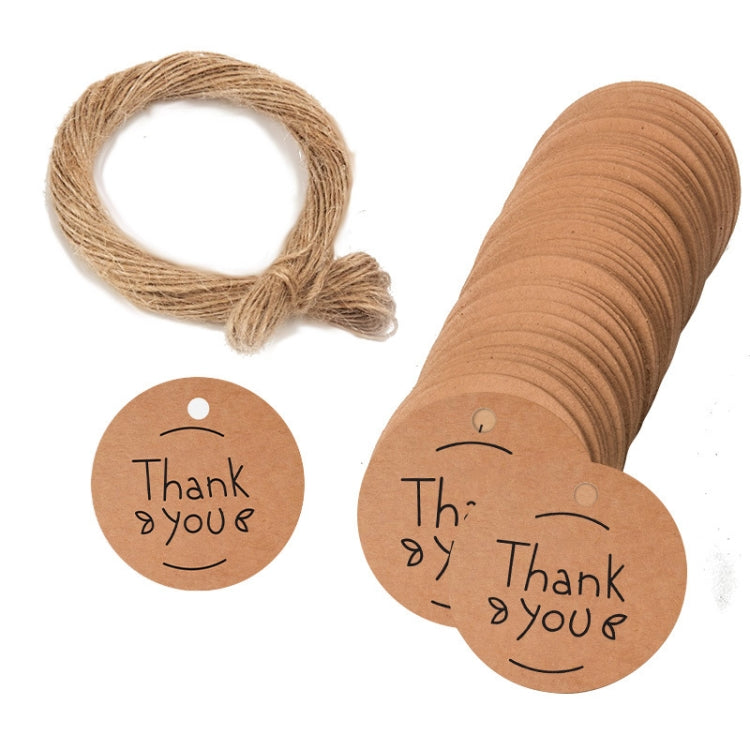 100pcs /Pack Kraft Paper Gift Tag With 20m Hemp Rope, L-01, L-02, L-03, L-04, L-05, L-06, L-07, L-08, L-09, L-10, L-11, L-12, L-13, L-14