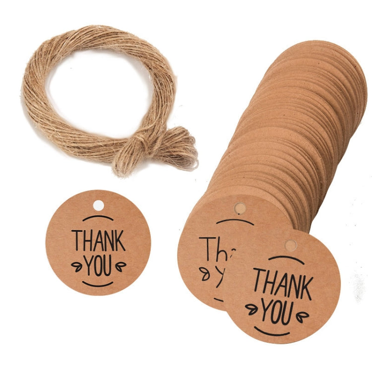 100pcs /Pack Kraft Paper Gift Tag With 20m Hemp Rope, L-01, L-02, L-03, L-04, L-05, L-06, L-07, L-08, L-09, L-10, L-11, L-12, L-13, L-14