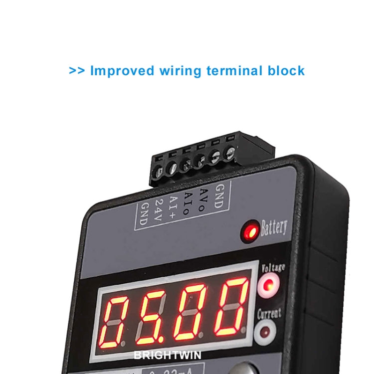 4-20mA 0-10V  Signal Generator Adjustable Voltage Current Simulator, Without Battery