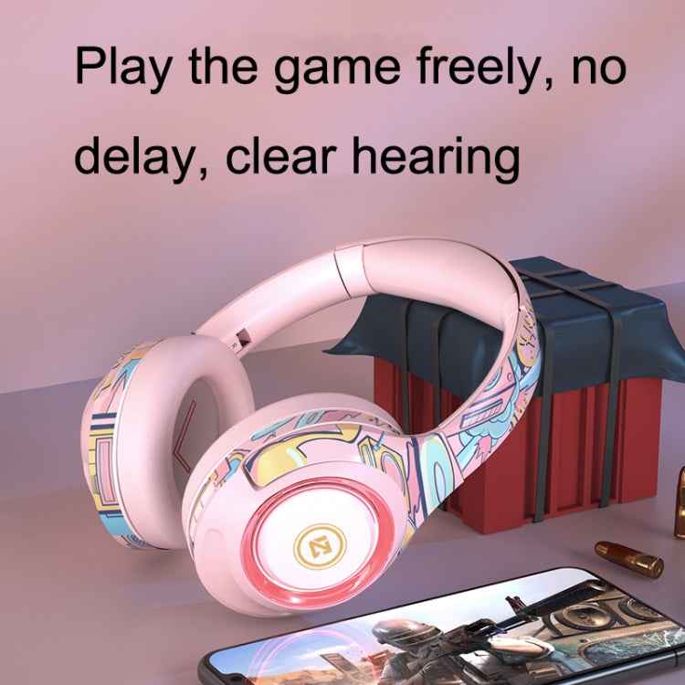 EL-A2 Gaming Ambient Light Folding Wireless Bluetooth Headset