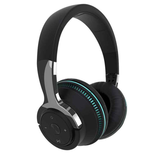 H2 Colorful Luminous Subwoofer Folding Retractable Card Wireless Bluetooth Headset