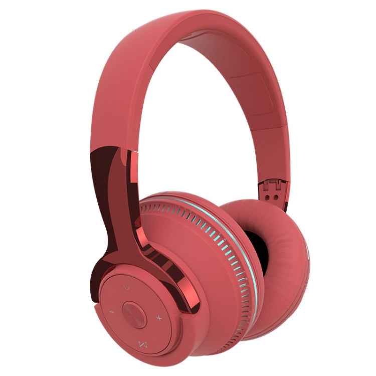 H2 Colorful Luminous Subwoofer Folding Retractable Card Wireless Bluetooth Headset